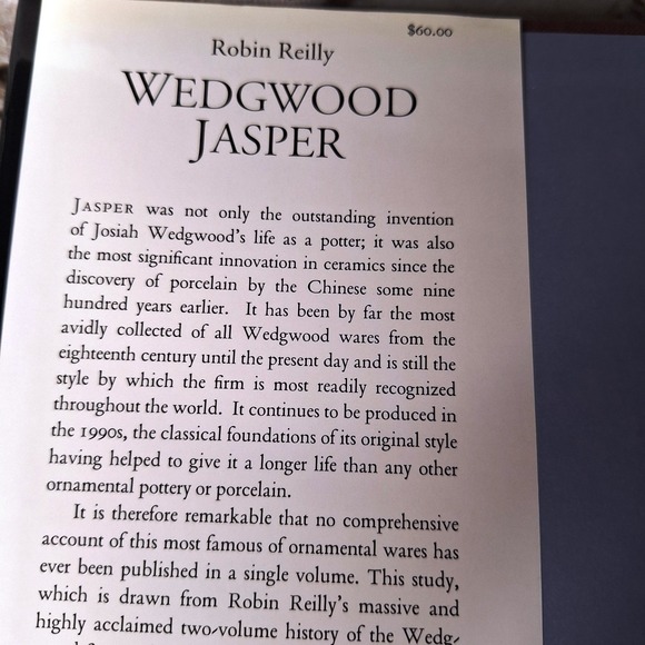 WEDGWOOD JASPER By Reilly Robin HB/DJ Thames and Hudson 1994 600 Illustrations - Picture 4 of 16